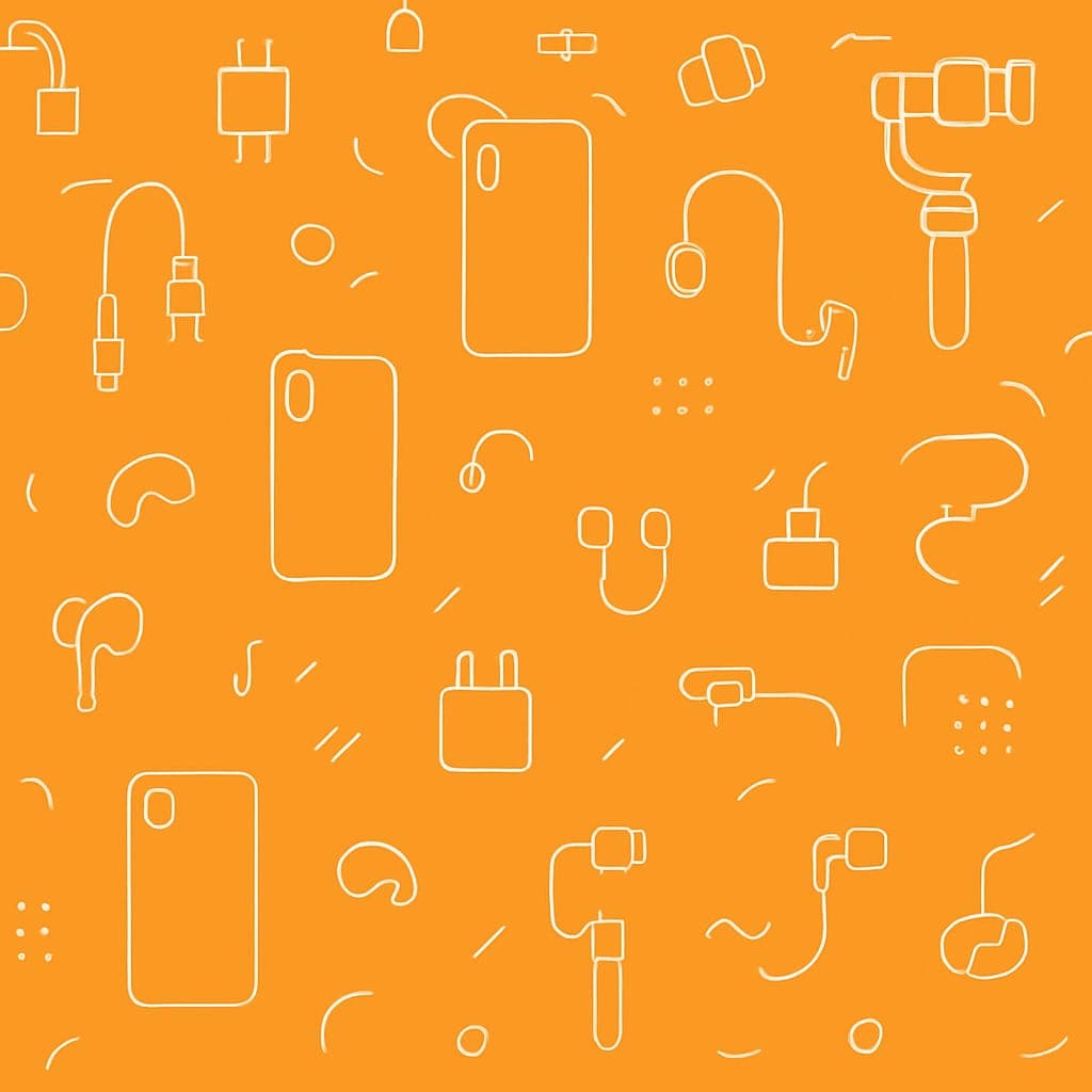 Background Orange Motif